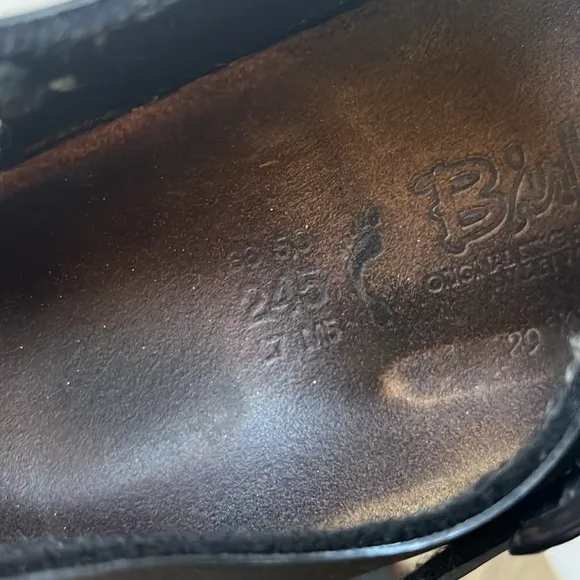 Birki's Black &quot;Rio&quot; Birko-Flor Sandals Size 7