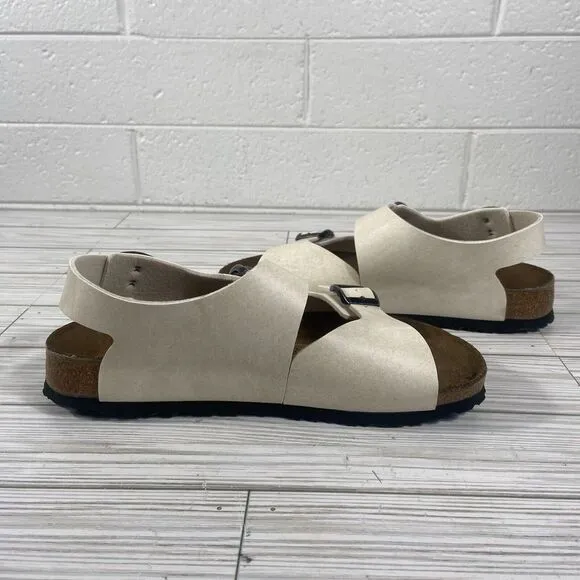 Birki's Le Mans Birkenstock Footbed Champagne Women's Sandals EU39 US 8