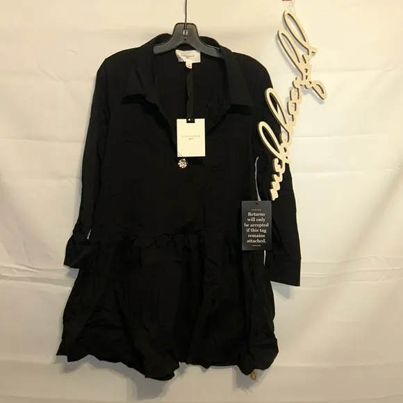 Black Cleia DressPOMANDER PLACE