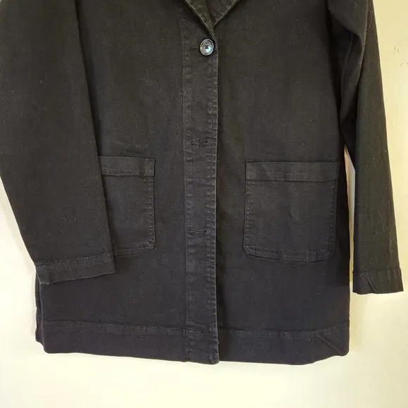 Black LS, Classic StylemLong Blazer Jacket DG2 Small