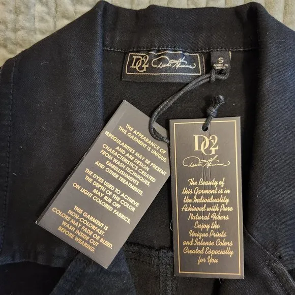 Black LS, Classic StylemLong Blazer Jacket DG2 Small