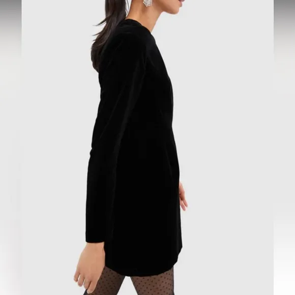 Black Velvet Haley Dress