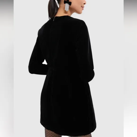 Black Velvet Haley Dress