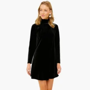 Black Velvet Mottershead DressPOMANDER PLACE