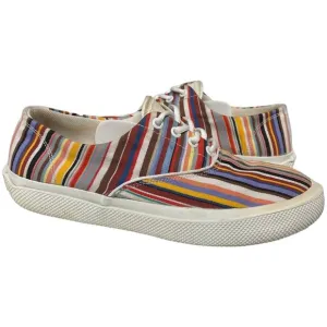 BLEEMER Striped Sneakers Mens Lace Up Size 40/8