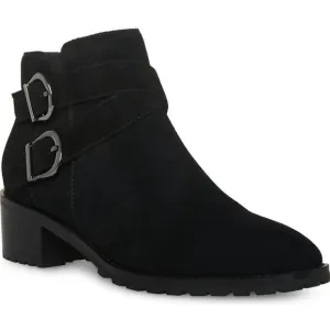 BLONDO Shanna Waterproof BOOTIES Ankle Boots Size 7.5 Black Suede NEW $149