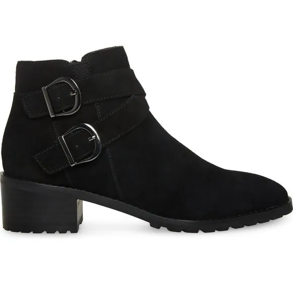 BLONDO Shanna Waterproof BOOTIES Ankle Boots Size 7.5 Black Suede NEW $149