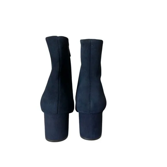 Blondo Waterproof Alida Booties Navy Suede Boots Size 11 MSRP $150