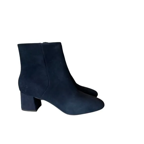 Blondo Waterproof Alida Booties Navy Suede Boots Size 11 MSRP $150