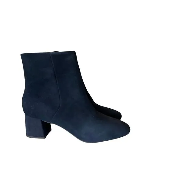 Blondo Waterproof Alida Booties Navy Suede Boots Size 11 MSRP $150