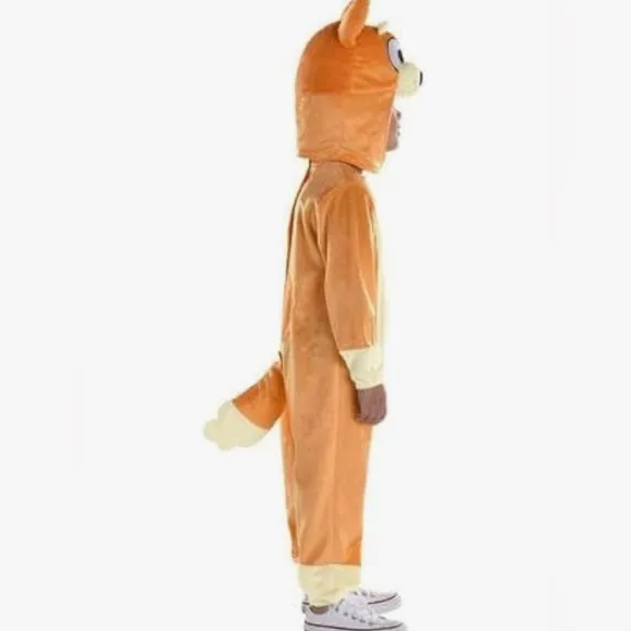 Bluey 3Pcs Jumpsuit, Head Piece and Tail Bingo Costume for Toddlers Size3-4 NWT