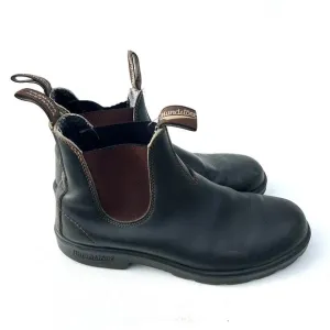 Blundstone Women’s Boots Chelsea Ankle Leather Work Stout Brown 500 11