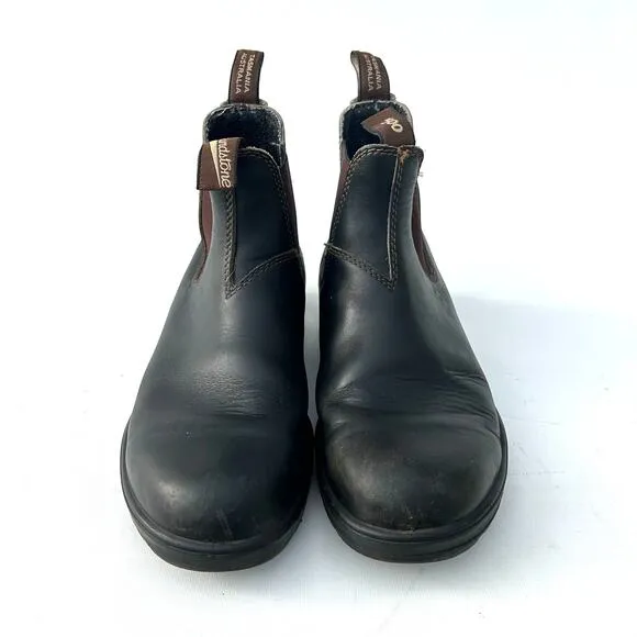 Blundstone Women’s Boots Chelsea Ankle Leather Work Stout Brown 500 11