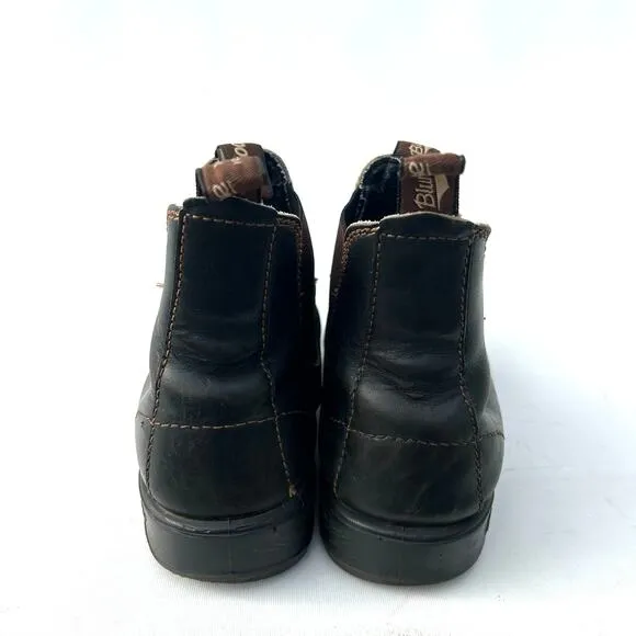 Blundstone Women’s Boots Chelsea Ankle Leather Work Stout Brown 500 11