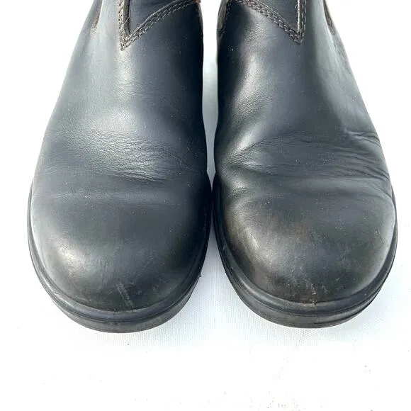 Blundstone Women’s Boots Chelsea Ankle Leather Work Stout Brown 500 11