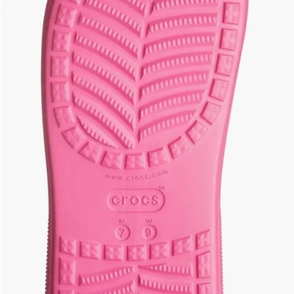 BNIB CROCS Crush Platform Waterproof Boots $80 pink size 8