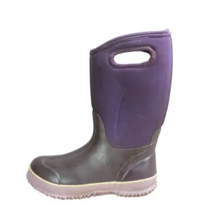 Bogs Classic Purple Rubber Pull On Waterproof Winter Boots Size 5 Youth