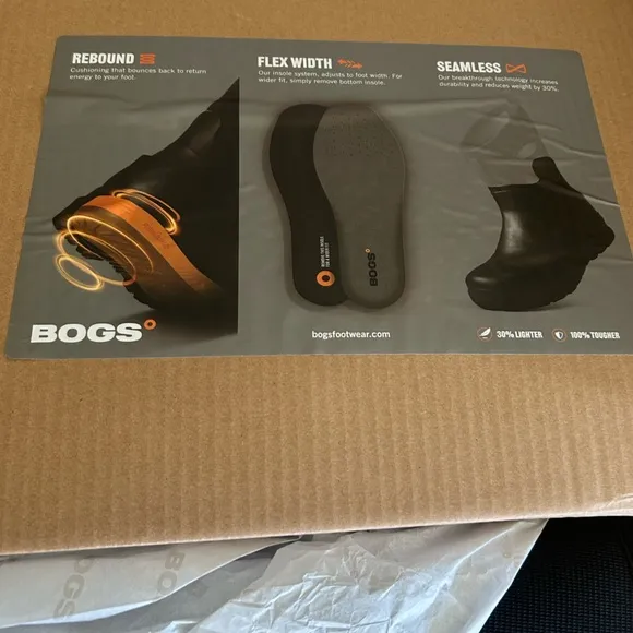 BOGS COMPOSITE TOE  Insulated Waterproof Work Boots,Black (72132CT-001), 12, NWT