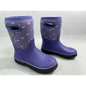 BOGS Grasp Purple Pegasus Youth Size US 4 Waterproof Rain Winter Boots