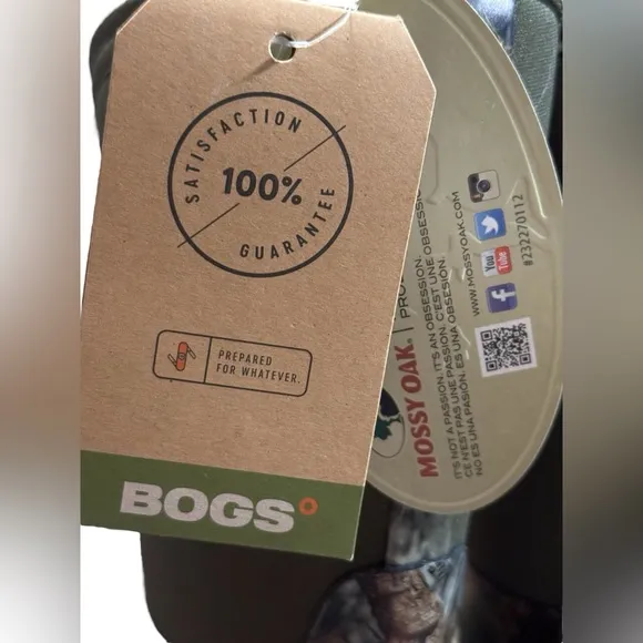 Bogs Mossy Oak Classic II Boots Sz 4 New with tags