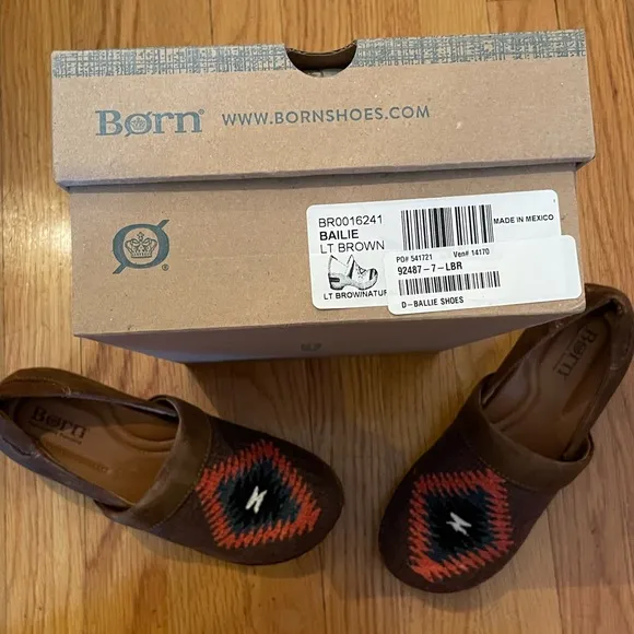 BORN Bailie Shoes in Light Brown - Women’s Size 7 - New In Box