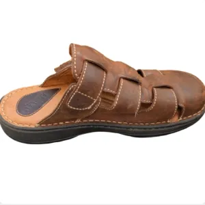 Born Men's Leather Slip-On Fisherman Sandals Size 10/44