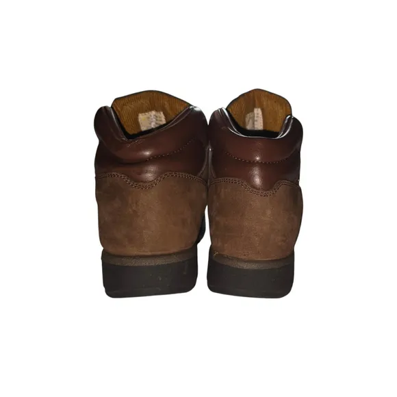 Boy's Timberland Boots Brown Green Size 7 Waterproof Field