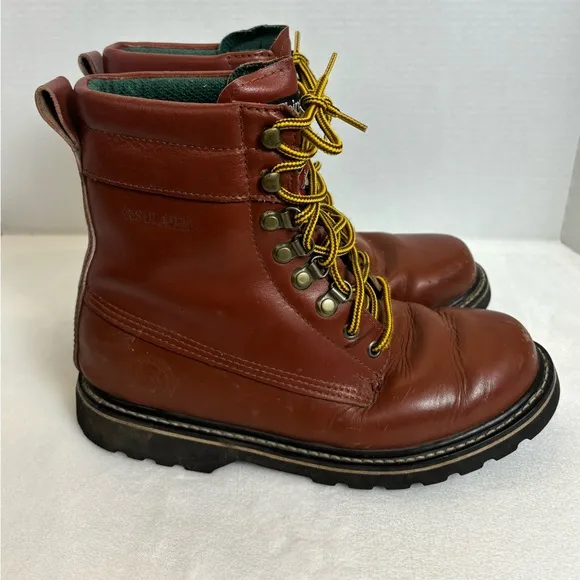 Brahma Men’s Brown Lace Up Thinsulate Genuine Leather Insulated Workwear Boots