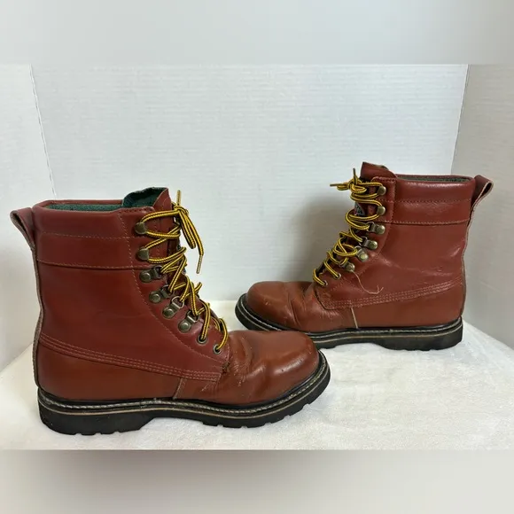 Brahma Men’s Brown Lace Up Thinsulate Genuine Leather Insulated Workwear Boots