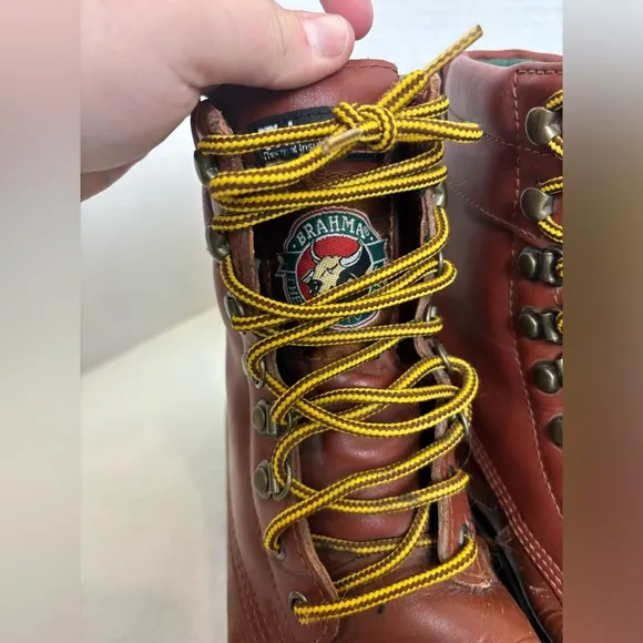 Brahma Men’s Brown Lace Up Thinsulate Genuine Leather Insulated Workwear Boots