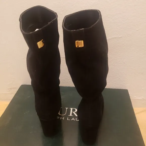 Brand New Lauren Ralph Lauren Artizan Dress Boots