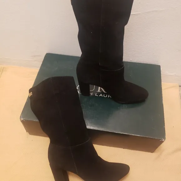 Brand New Lauren Ralph Lauren Artizan Dress Boots