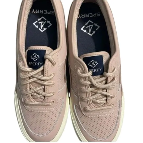 Brand New Sperry Soletide Sea Leather in Dusty Rose - Women’s Size 8