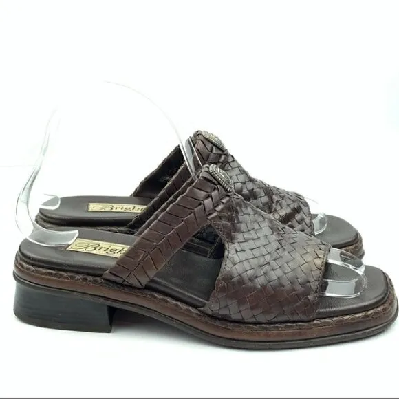Brighton sandals 6 willow chocolate brown leather