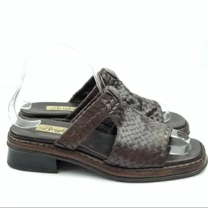 Brighton sandals 6 willow chocolate brown leather