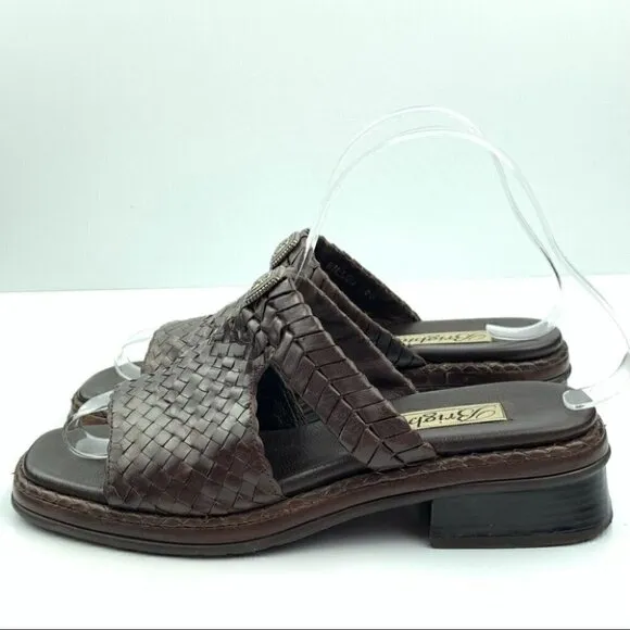 Brighton sandals 6 willow chocolate brown leather