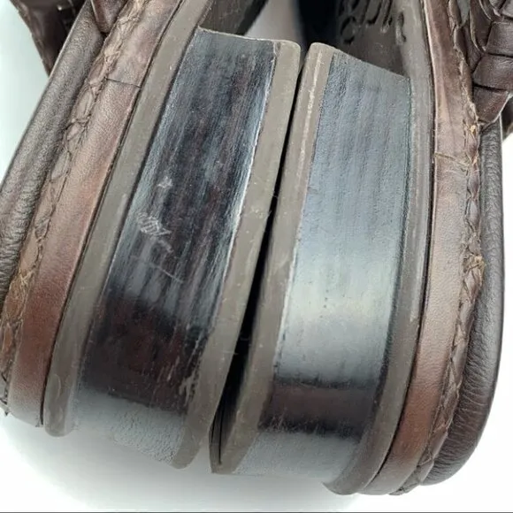 Brighton sandals 6 willow chocolate brown leather