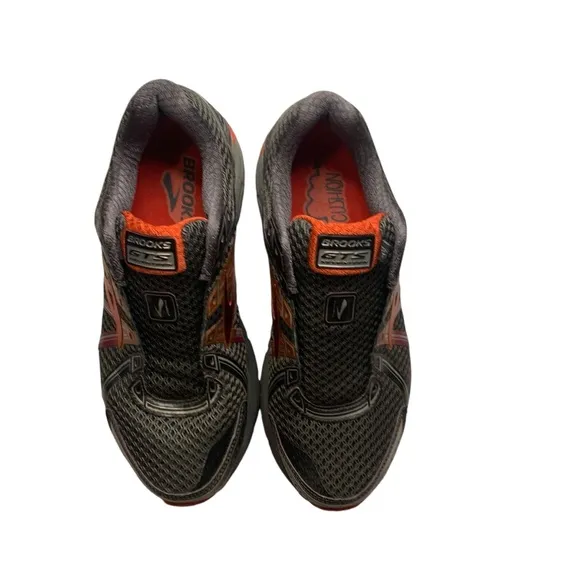 Brooks Adrenaline GTS 17 Gray Red Womens Running Shoes Size 9.5