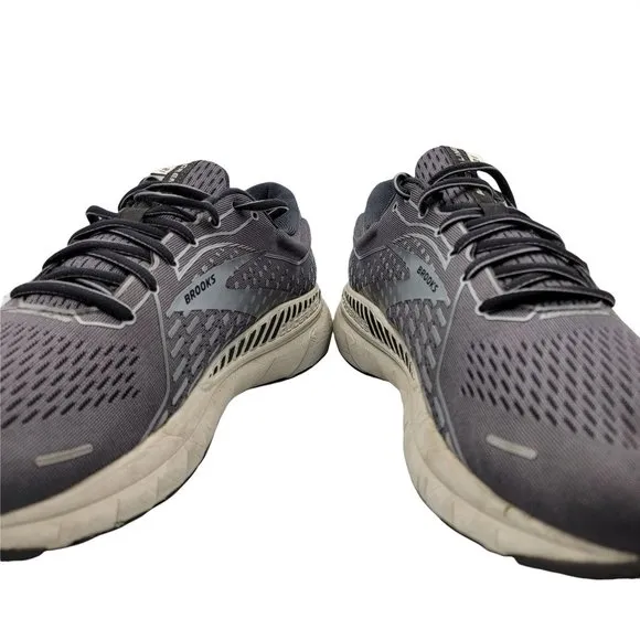 Brooks Adrenaline GTS 21 Black Gray Running Shoes Mens Size 11.5(D) 1103491D093