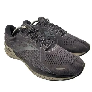 Brooks Adrenaline GTS 21 Black Gray Running Shoes Mens Size 11.5(D) 1103491D093