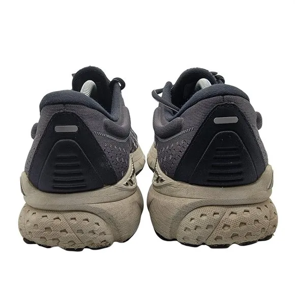 Brooks Adrenaline GTS 21 Black Gray Running Shoes Mens Size 11.5(D) 1103491D093