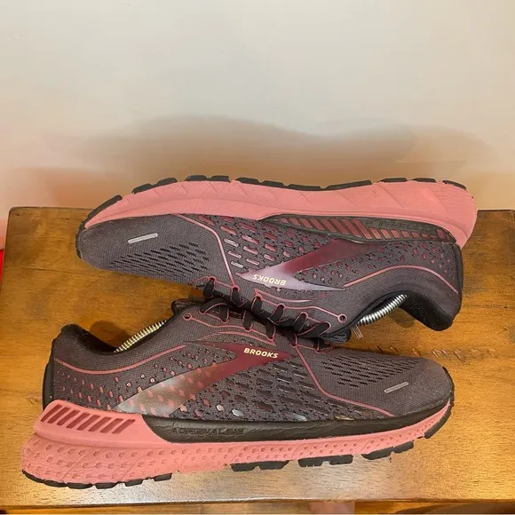 Brooks | Adrenaline GTS 21 Running Shoes - Gray Pink ; Womens 9