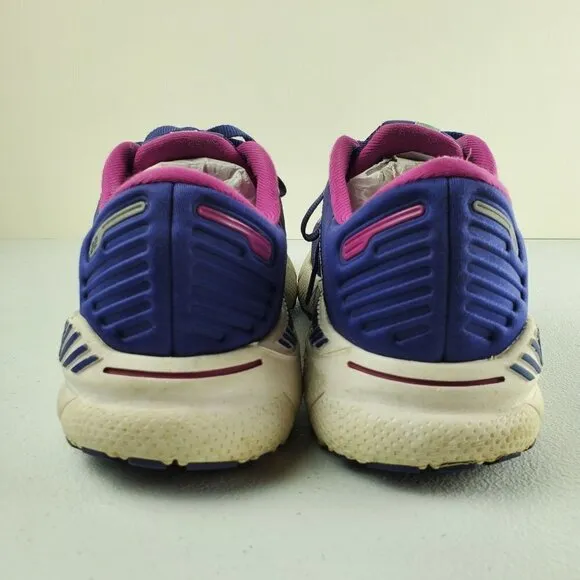 Brooks Adrenaline GTS 22 Lace Up Lightweight Running Shoes 9 Womens Purple Pink
