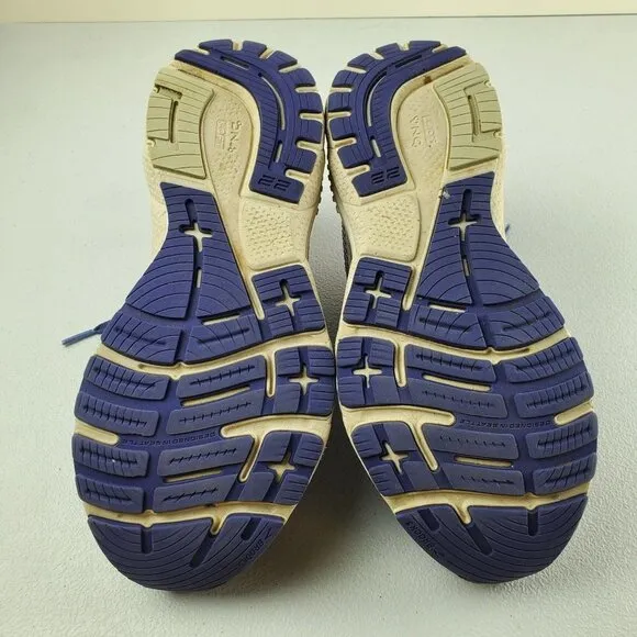 Brooks Adrenaline GTS 22 Lace Up Lightweight Running Shoes 9 Womens Purple Pink