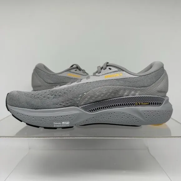 Brooks Adrenaline GTS 24 Grey Gray 1104371D084 Running Shoes Men’s Size 10