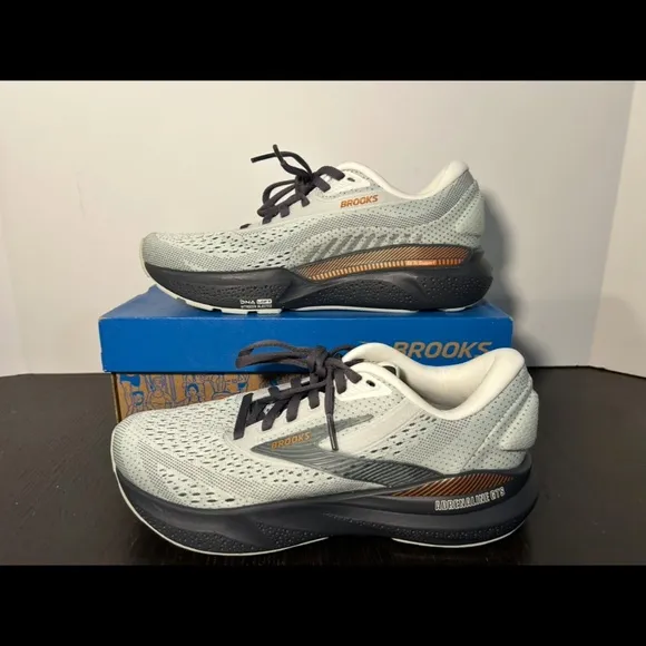 Brooks Adrenaline GTS 24 Running Shoes Sneakers Mercury/Ebony/Copper Womans 7B