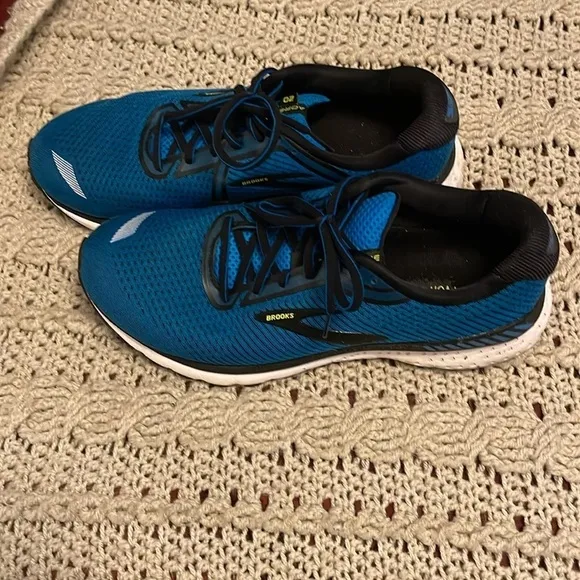 Brooks G7S WW ADRENALLINE 20 DNA Loft Running Men 11M blue &amp; black sneakers