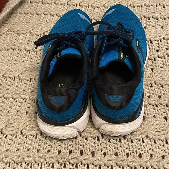Brooks G7S WW ADRENALLINE 20 DNA Loft Running Men 11M blue &amp; black sneakers