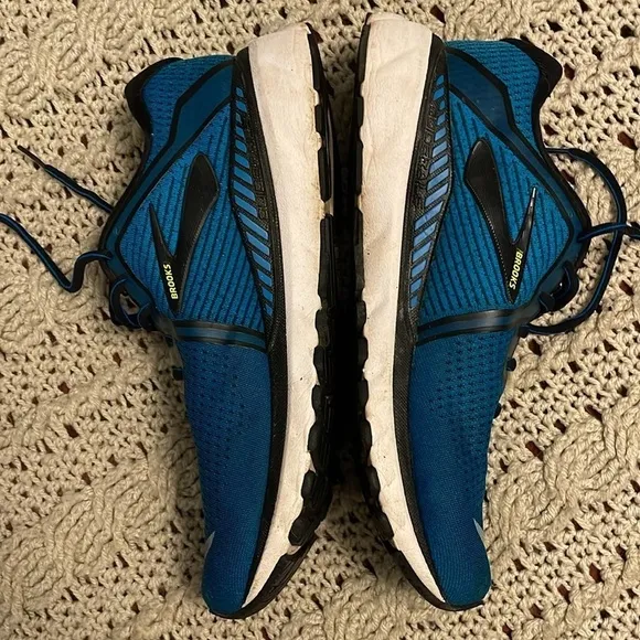 Brooks G7S WW ADRENALLINE 20 DNA Loft Running Men 11M blue &amp; black sneakers