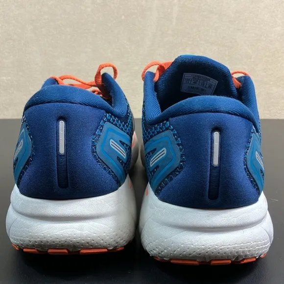 Brooks Ghost 14 Titan Teal Flame Athletic Running Sneaker Shoes Men’s size 11